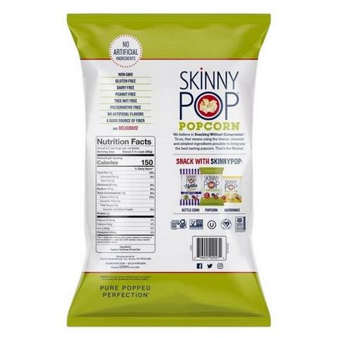 Skinny Pop, Original Popcorn Sharing Size, 6.7 Oz(Case Of 6)