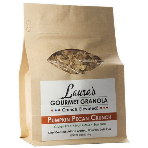 Lauras Gourmet Granola, Pumpkin Pecan Crunch, 16 Oz(Case Of 6)