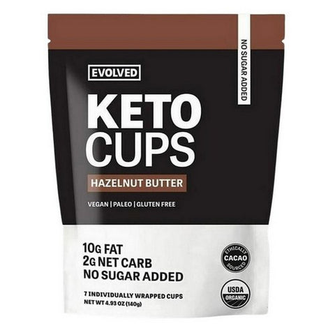 East Park Research, Organic Hazelnut Butter Keto Cups, 4.93 Oz(Case Of 6)
