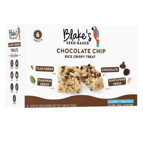 Blakes Seed Based, Crispy Treats Chocolate Chip, 4.68 Oz(Case Of 6)