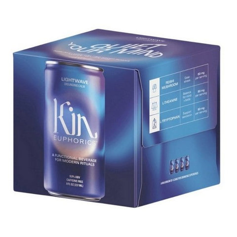 Kin Euphorics, Lightwave Calm Mood, 32 Oz(Case Of 6)
