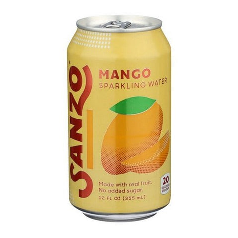 Sanzo, Mango Sparkling Water, 12 Oz(Case Of 12)