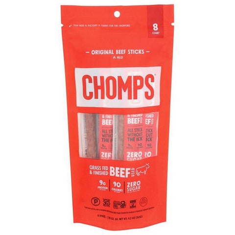 Chomps, Original Beef Pouch, 9.2 Oz(Case Of 8)