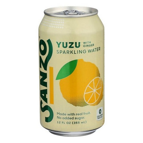 Sanzo, Yuzu Sparkling Water, 12 Oz(Case Of 12)