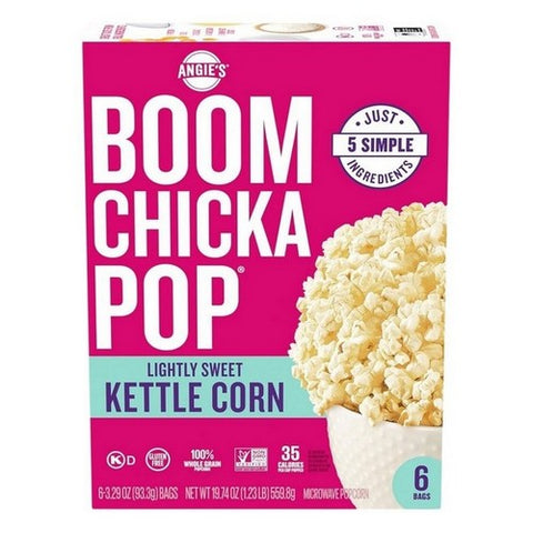 Angie's, Boom Chicka Pop Lightly Sweet Kettle Corn, 19.74 Oz(Case Of 6)