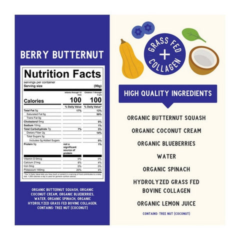 Serenity Kids, Smoothie Plus Protein Berry And Butternut Dairy Free, 3.5 Oz(Case Of 6)