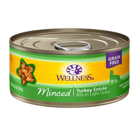 Wellness, Minced Turkey Entree Cat Food, 5.5 Oz (Case Of 24)