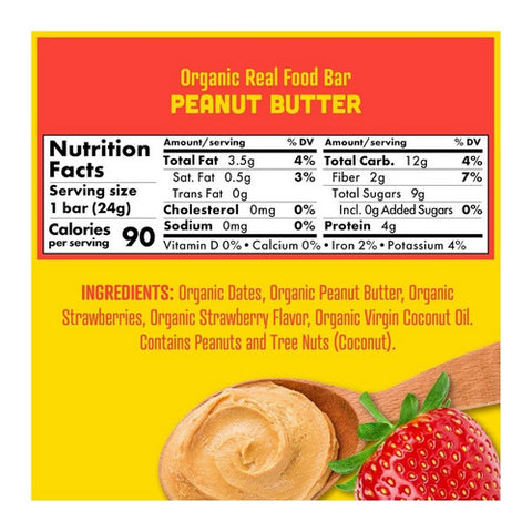 Skout, Peanut Butter And Jelly Real Food Bars For Kids, 5.1 Oz (Case Of 6)