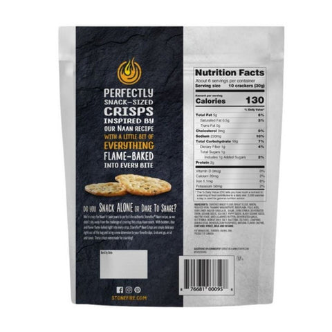 Stonefire, Everything Naan Crisps, 6 Oz (Case Of 12)