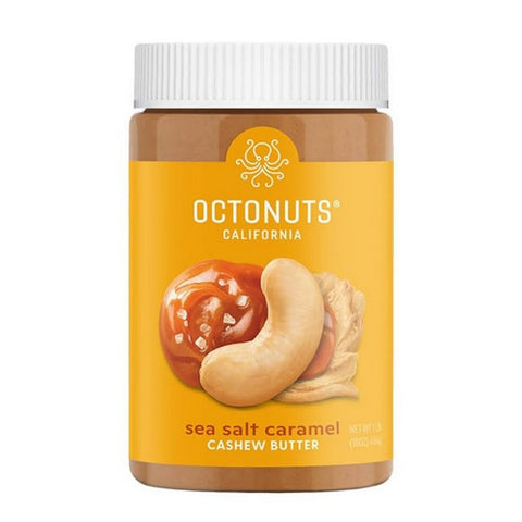 Octonuts, Roasted Sea Salt Caramel Cashew Butter, 16 Oz (Case Of 8)