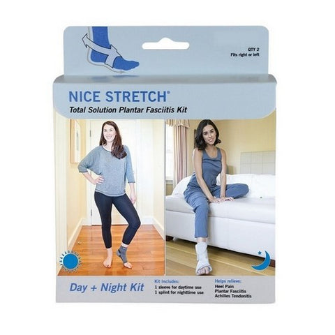 Brownmed, Plantar Fasciitis Support Kit Nice Stretch Total Solution Plantar Fasciitis Relief Kit Small / Mediu, 1 Count