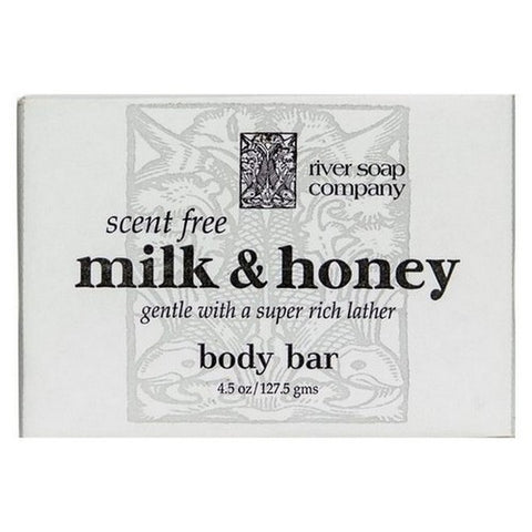 River Soap Company, Milk And Honey Soap, 4.5 Oz(Case Of 12)