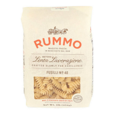 Rummo, Pasta Lenta Lavorazione Fusilli, 1 Lb(Case Of 12)