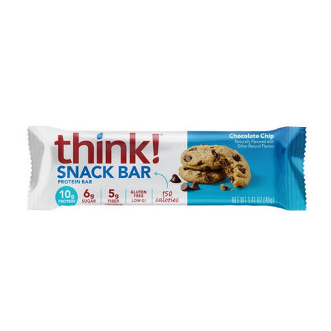 Think Thin, Chocolate Chip Protein Bar, 1.41 Oz(Case Of 10)