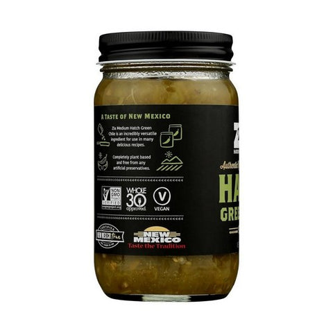 ZIA, Hatch Roasted Green Chile, 16 Oz(Case Of 6)
