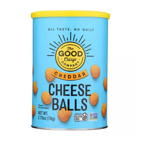 The Good Crisp Company, Cheddar Cheese Balls, 2.75 Oz(Case Of 9)