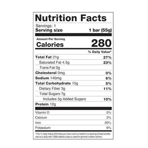 88 Acres, Dark Chocolate Brownie Protein Bar, 1.9 Oz(Case Of 9)