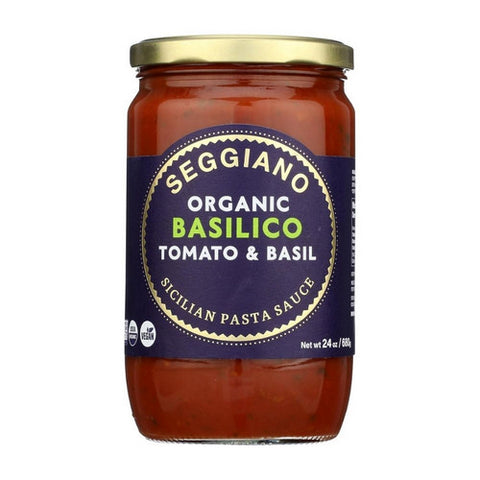 Organic Tomato Basil Pasta Sauce 24 Oz(Case Of 6) by Seggiano