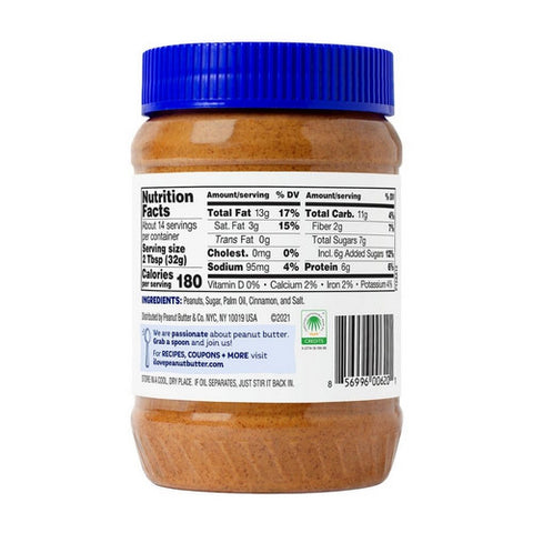 Peanut Butter & Co, Cinnamon Swirl, 16 Oz(Case Of 6)