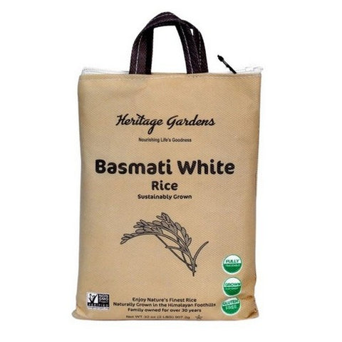Heritage Gardens, Basmati White Rice, 2 Lbs(Case Of 5)