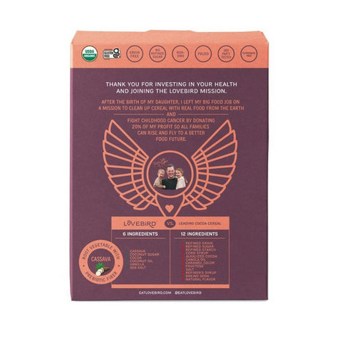 Lovebird, Cereal Cacao, 7 Oz(Case Of 6)