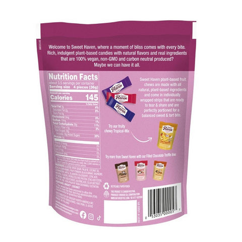 Sweet Haven, Candy Chewy Berry Pouch, 4.4 Oz(Case Of 6)