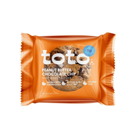 Toto Foods, Peanut Butter Chocolate Chip, 2.5 Oz(Case Of 10)