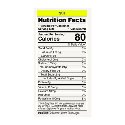 Coaqua, Still Coconut Water, 16.9 Oz(Case Of 12)