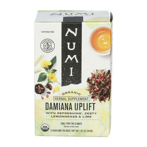 Numi Tea, Damiana Uplift Tea, 1.07 Oz(Case Of 6)