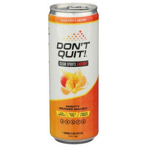 Dont Quit, Orange Mango Sports Drink, 12 Oz(Case Of 12)