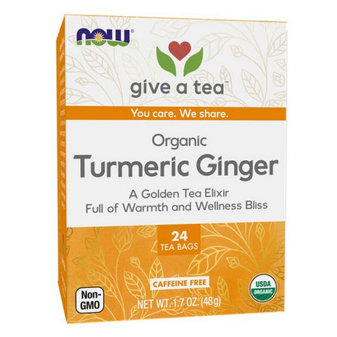 Now Foods, Turmeric Ginger Organic Tea, 24 Bags