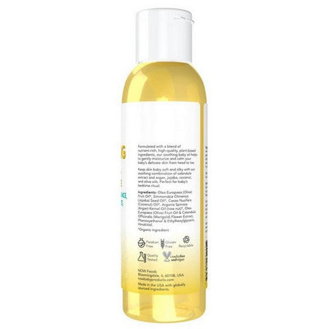 Now Foods, Soothing Baby Oil-Fragrance Free  4 Oz, 4 Oz Now Foods