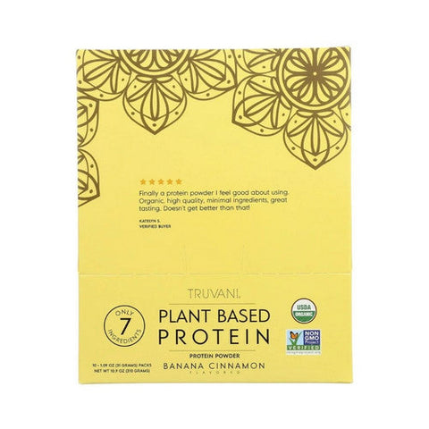 Truvani, Organic Plant Based Protein Banana Cinnamon, 1.09 Oz Truvani
