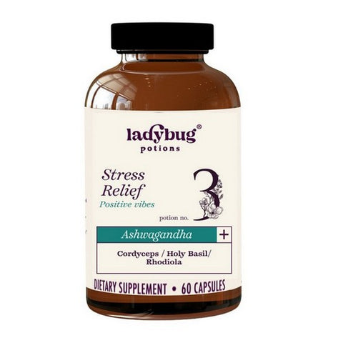 Ladybug Potions, Positive Vibes Ashwagandha Plus, 60 Capsules