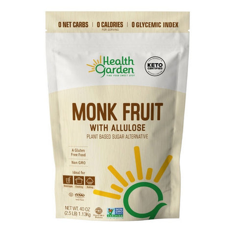 Health Garden, Allulose Monk Fruit Blend, 2.5 lb