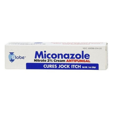 Globe, Miconazole 2% Antifungal Cream, 30 Grams