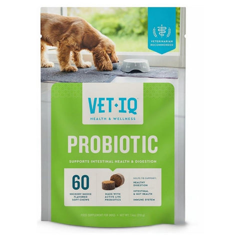 Vet IQ, Probiotic Dog Chew, 60 Chews