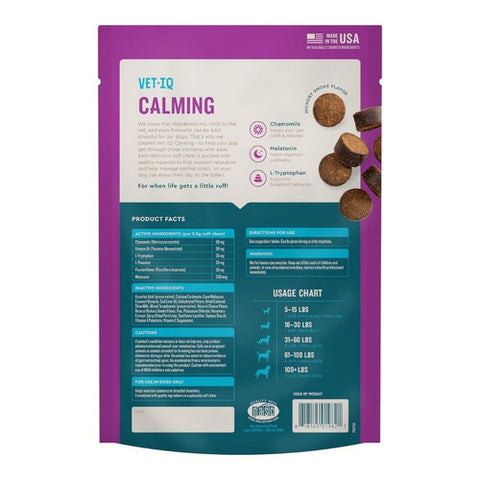 Vet IQ, Calming Dog Chew, 60 Chews