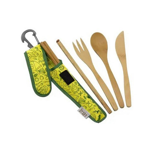 To-Go Ware, Premium Utensil Happy Camper Print, 1 Count