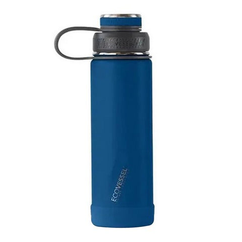 EcoVessel, Nightfall Navy Boulder Water Bottle, 20 Oz