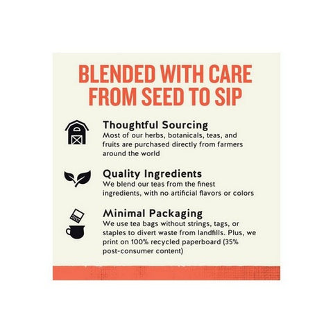 Celestial Seasonings, Peach Plus Probiotic Tea, 16 Bags