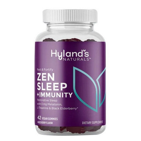 Hylands, Rest And Fortify Zen Sleep Plus Immunity Gummies, 42 Count