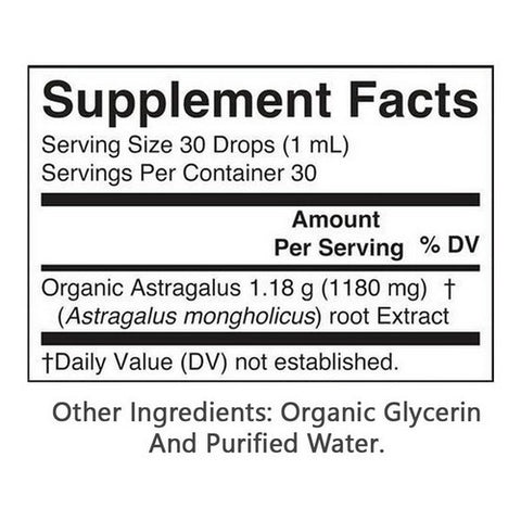 MaryRuth's, Organic Astragalus Root Liquid Herbals, 1 Oz