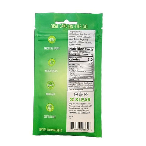 Xlear Inc, Xylitol Spearmint Gummies, 55 Count