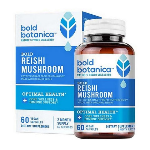 Bold Botanica, Bold Reishi Mushroom, 60 Capsules