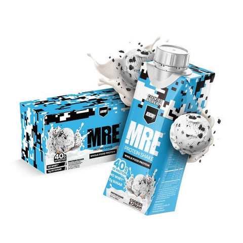 JST WRK Energy, MRE Protein Shake Cookies And Cream, 12 Count