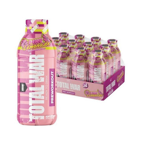 RedCon1 Total War Pink Lemonade 12 Count by JST WRK Energy