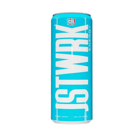 JST WRK Energy Drink ICEE Blue Raspberry 16 Oz (12 Count) by JST WRK Energy