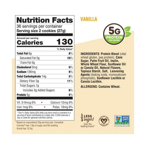 Lenny And Larry's, The Complete Cremes Vanilla, 12 Count