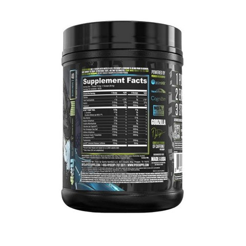 Ryse Supplements, Godzilla Pre-Workout Monsterberry Lime, 790 Grams Ryse Supplements